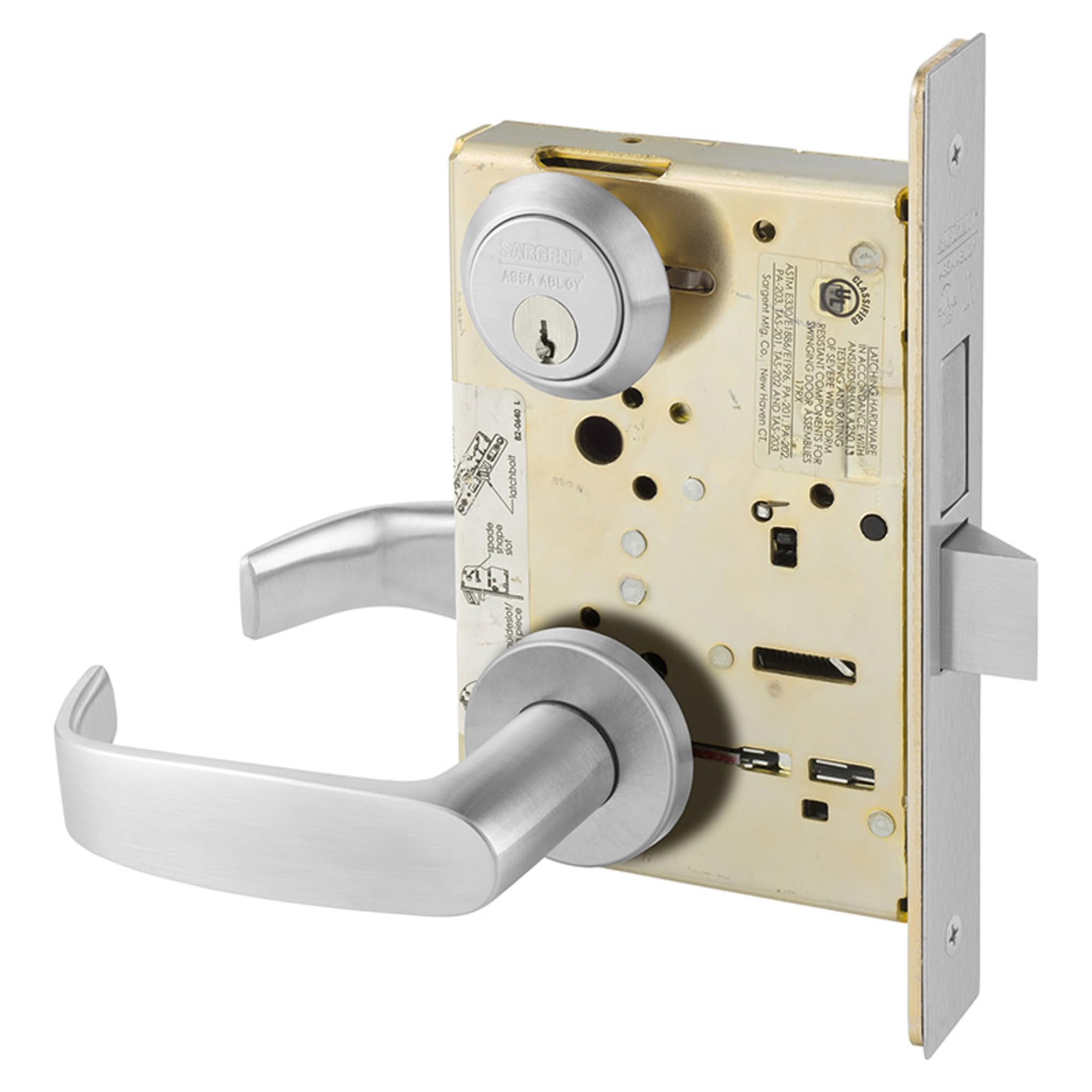 Amazon.com: Sargent 8225-LNL-26D Dormitory or Exit Lever Lockset